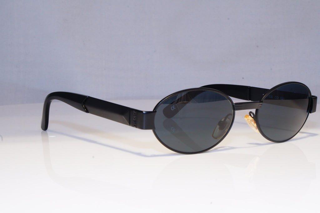 GIANNI VERSACE Mens Vintage 1990 Designer Sunglasses Black S30 28 19990 NOS