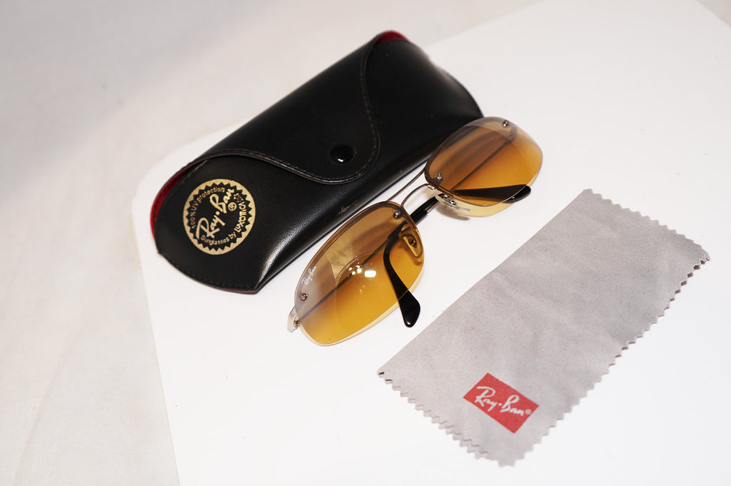 RAY-BAN Vintage Mens Designer Sunglasses Silver Frameless RB 4081 003/7E 16837