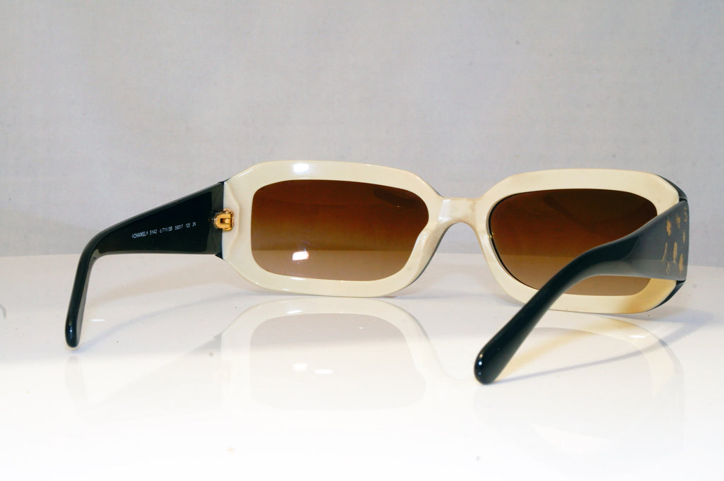 CHANEL Womens Designer Sunglasses Black Rectangle 5142 711/3B 17038