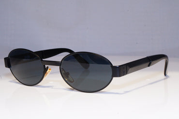 GIANNI VERSACE Mens Vintage 1990 Designer Sunglasses Black S30 28 19990 NOS