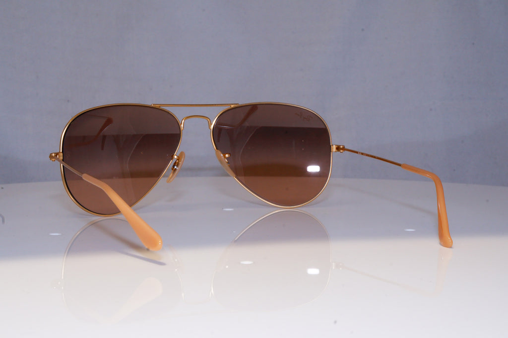 RAY-BAN Mens Mirror Designer Sunglasses Gold Aviator RB 3025 112/85 18437