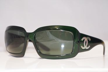 CHANEL Womens Mother of Pearl Designer Sunglasses Green Wrap 5076 C911/71 14858
