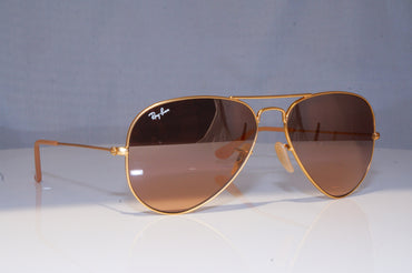 RAY-BAN Mens Mirror Designer Sunglasses Gold Aviator RB 3025 112/85 18437