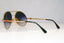 BUGATTI Mens Vintage 1990 Designer Sunglasses Gold Aviator 456 102 17043