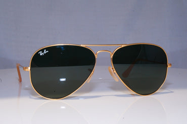 RAY-BAN Mens Designer Sunglasses Gold Aviator RB 3025 112/85 18396