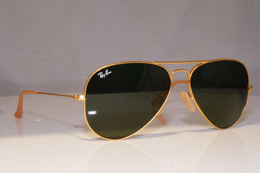 RAY-BAN Mens Designer Sunglasses Gold Aviator RB 3025 112/85 18396