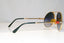 BUGATTI Mens Vintage 1990 Designer Sunglasses Gold Aviator 456 102 17043
