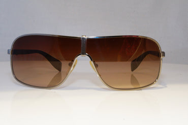 PRADA Mens Designer Sunglasses Brown Shield SPS 54L 5AV-6S1 20958