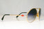 BUGATTI Mens Vintage 1990 Designer Sunglasses Gold Aviator 456 102 17043