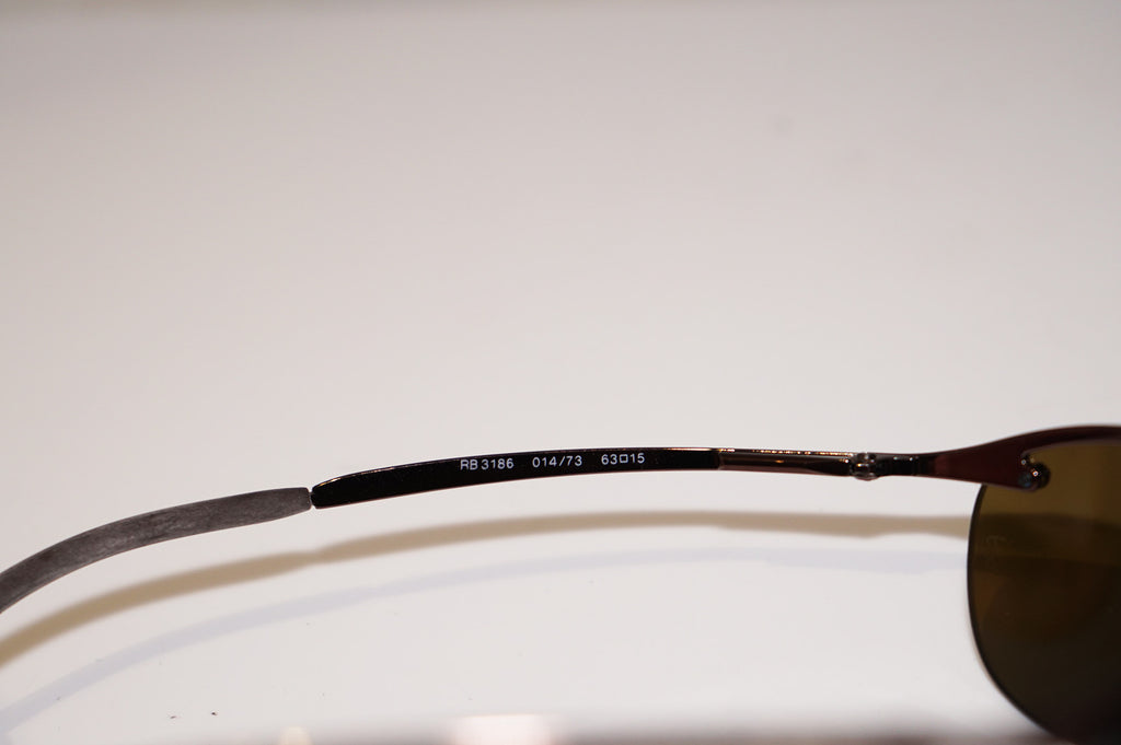 RAY-BAN Mens Designer Sunglasses Brown Flight RB 3186 014/73 16848