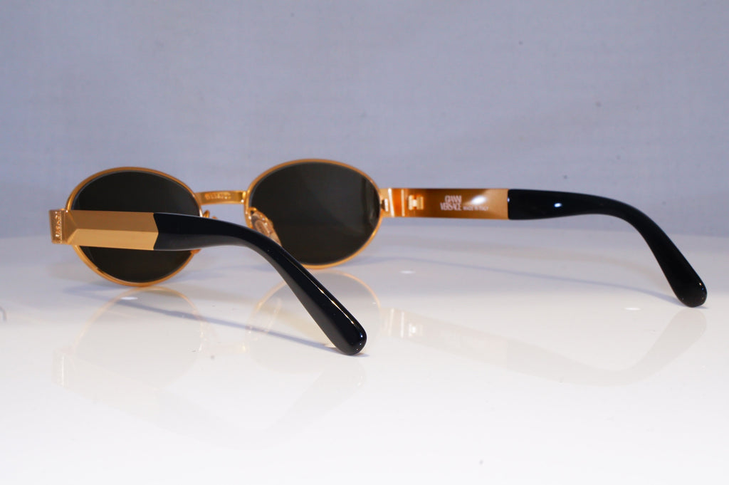 GIANNI VERSACE Mens Vintage 1990 Designer Sunglasses Gold S36 30 20037 NOS