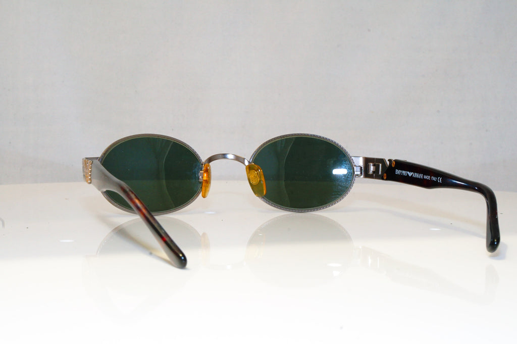 EMPORIO ARMANI Mens Vintage 1990 Designer Sunglasses Silver Oval 054-S 871 17027