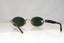 EMPORIO ARMANI Mens Vintage 1990 Designer Sunglasses Silver Oval 054-S 871 17027