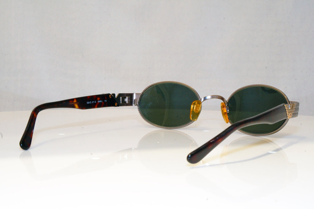 EMPORIO ARMANI Mens Vintage 1990 Designer Sunglasses Silver Oval 054-S 871 17027