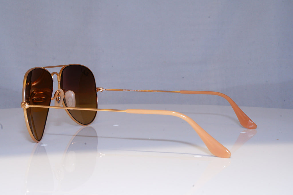 RAY-BAN Mens Polarized Designer Sunglasses Gold Aviator RB 3025 112/M2 18428