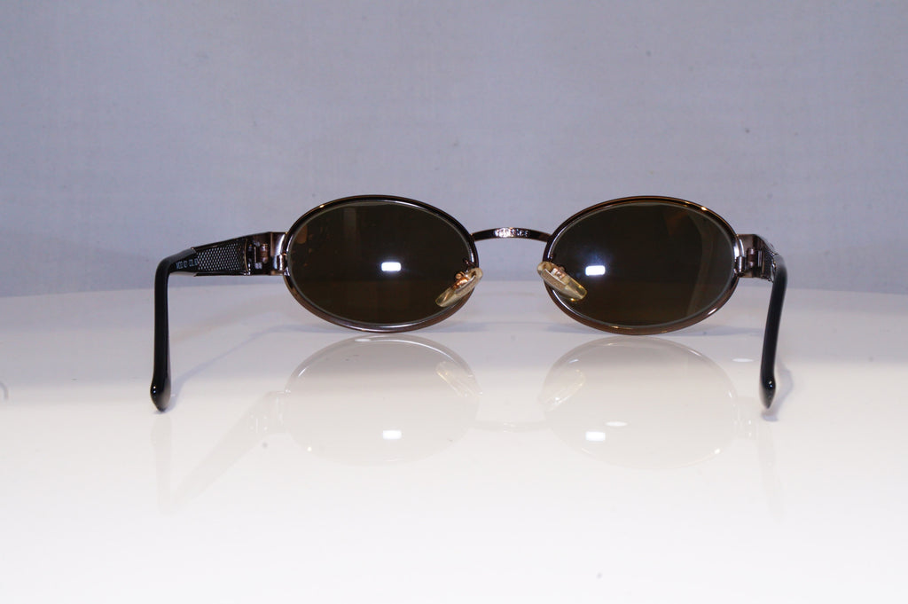 GIANNI VERSACE Mens Vintage 1990 Designer Sunglasses Brown X21 62M 20055 NOS