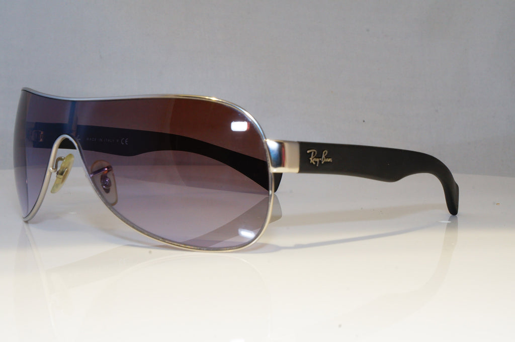 RAY-BAN Mens Designer Sunglasses Silver Shield RB 3471 019/68 20953