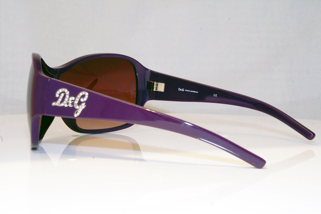 DOLCE & GABBANA Womens Diamante Designer Sunglasses White Shield 8035B 634 17026