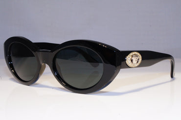 GIANNI VERSACE Diamante Vintage 1990 Designer Sunglasses Black  480/H N52 20023