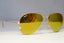 RAY-BAN Mens Mirror Designer Sunglasses Gold Pilot RB 3025 112/93 20955
