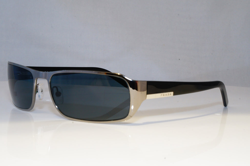PRADA Mens Designer Sunglasses Black Rectangle SPR 52F 5AV-1A1 20957