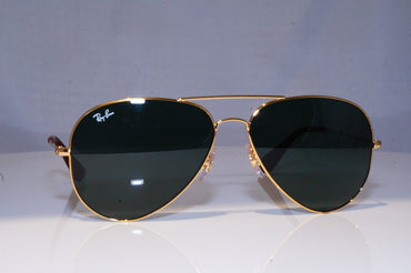 RAY-BAN Mens Designer Sunglasses Gold Pilot RB 3558 001/71 18261