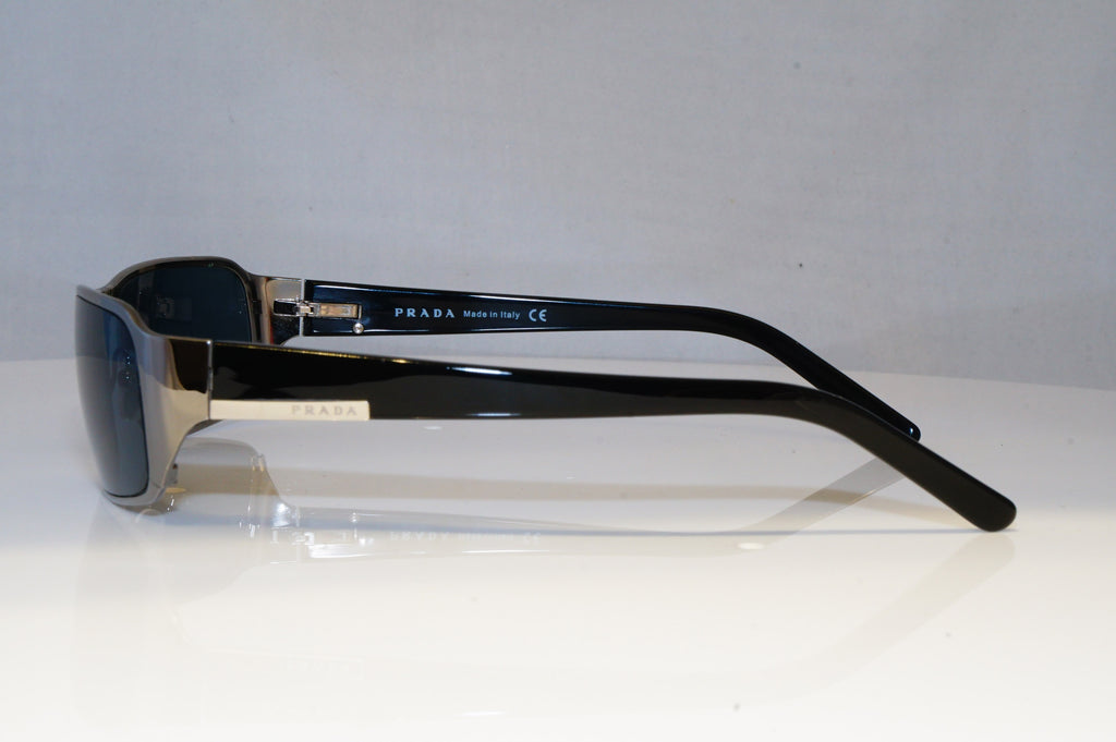 PRADA Mens Designer Sunglasses Black Rectangle SPR 52F 5AV-1A1 20957