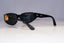GIANNI VERSACE Mens Vintage 1990 Designer Sunglasses Black GOLD 408 852 20006