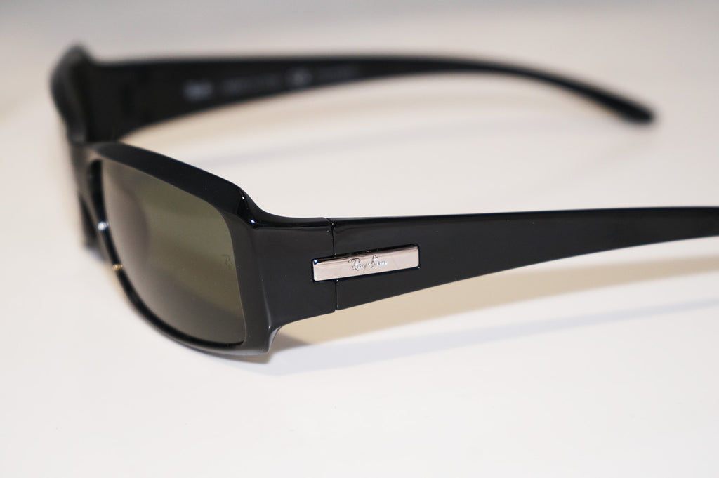 RAY-BAN Mens Designer Polarized Sunglasses Black Rectangle RB 4078 601/58 16819