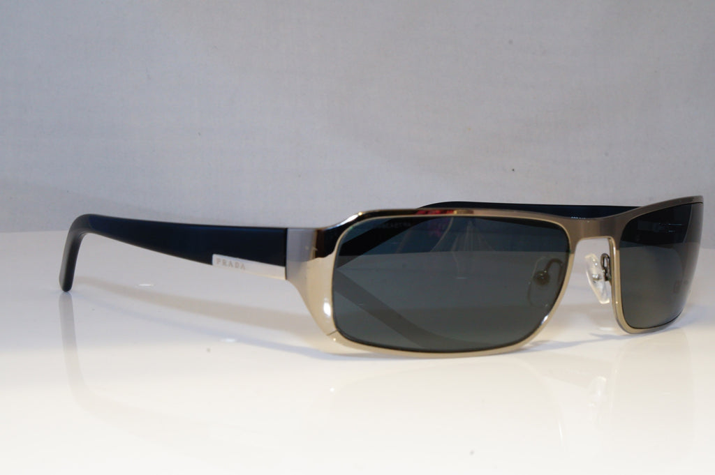 PRADA Mens Designer Sunglasses Black Rectangle SPR 52F 5AV-1A1 20957