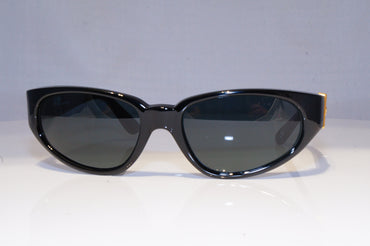 GIANNI VERSACE Mens Vintage 1990 Designer Sunglasses Black GOLD 408 852 20006