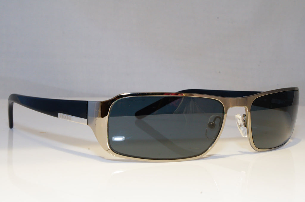 PRADA Mens Designer Sunglasses Black Rectangle SPR 52F 5AV-1A1 20957