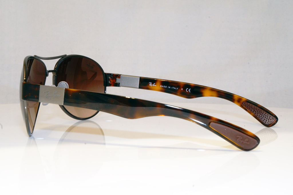 RAY-BAN Mens Designer Sunglasses Brown Aviator RB 3509 004/13 17079