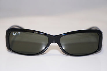 RAY-BAN Mens Designer Polarized Sunglasses Black Rectangle RB 4078 601/58 16819