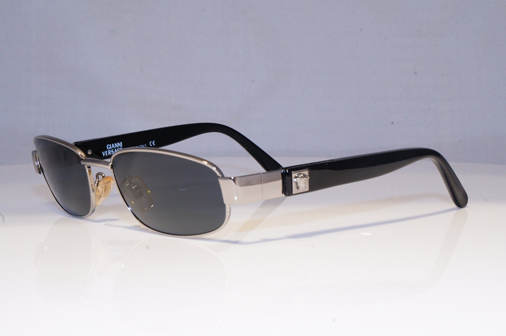 GIANNI VERSACE Mens Vintage 1990 Designer Sunglasses Silver X19 29 20042 NOS