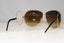 DOLCE & GABBANA Womens Diamante Designer Sunglasses Gold Round 2004-B 0213 17039
