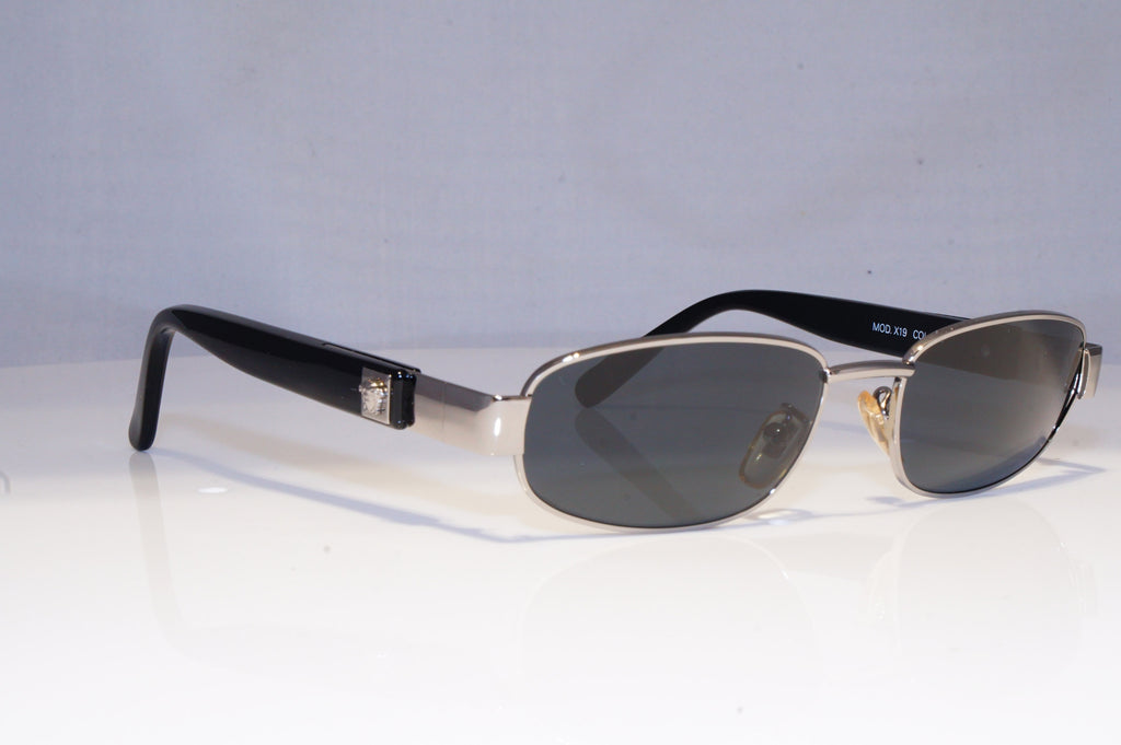 GIANNI VERSACE Mens Vintage 1990 Designer Sunglasses Silver X19 29 20042 NOS