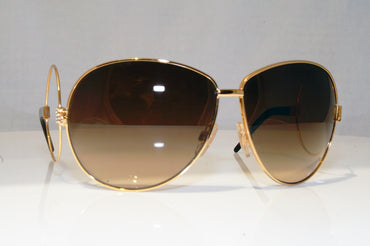 DOLCE & GABBANA Womens Diamante Designer Sunglasses Gold Round 2004-B 0213 17039