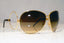 DOLCE & GABBANA Womens Diamante Designer Sunglasses Gold Round 2004-B 0213 17039