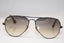 PRADA Vintage Mens Designer Sunglasses Silver Wrap SPR 56D 1BC-7P1 16724
