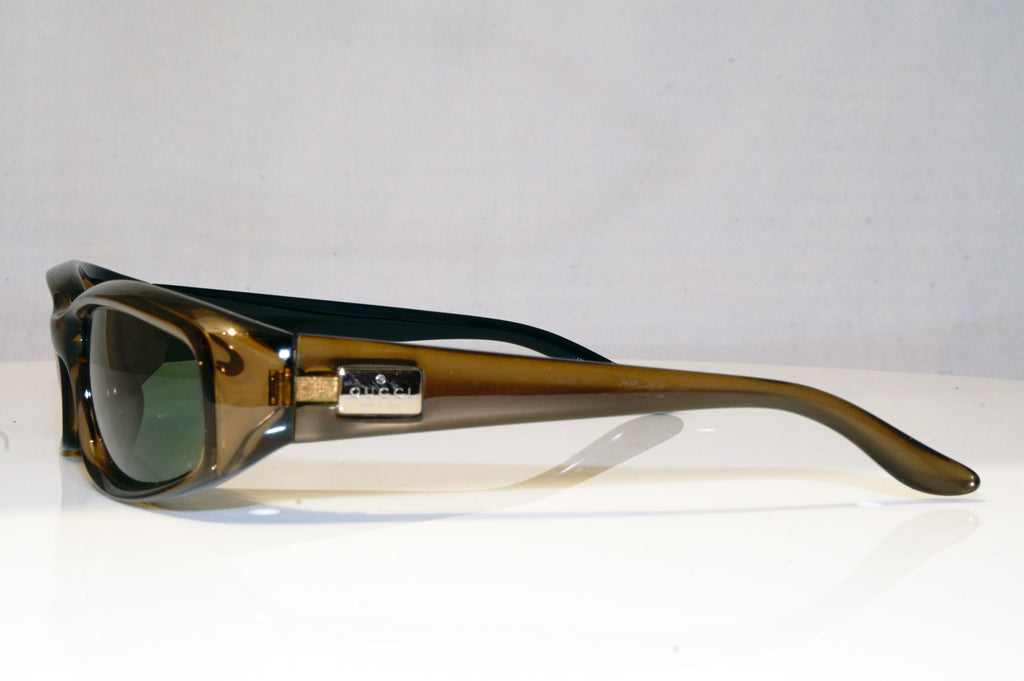 GUCCI Mens Vintage 1990 Designer Sunglasses Brown Rectangle GG 2454 E8K 17053