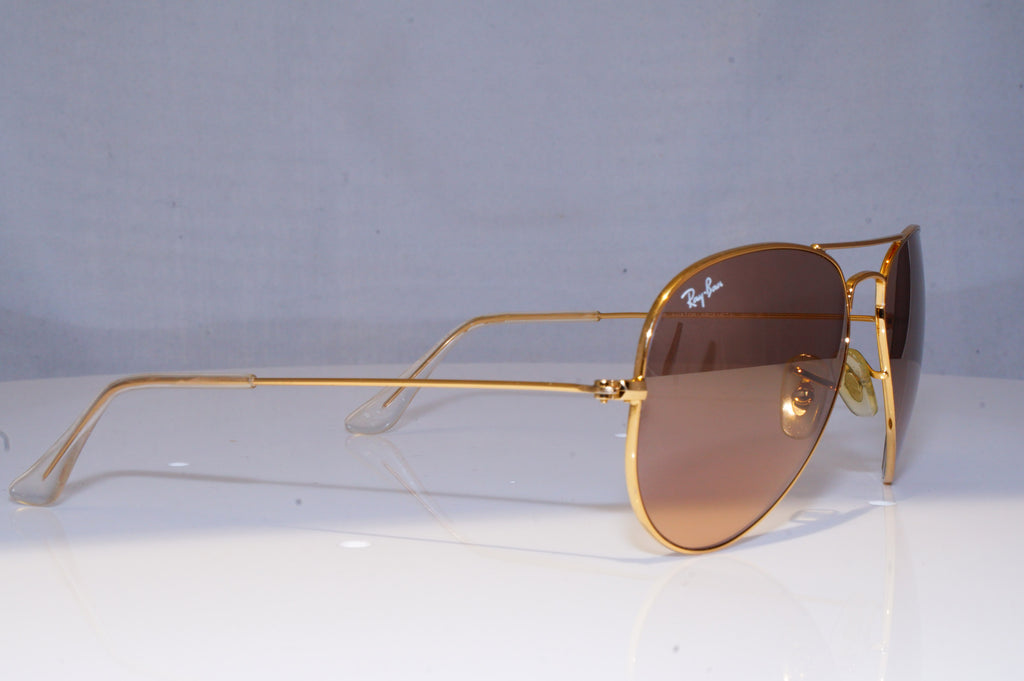 RAY-BAN Mens Mirror Designer Sunglasses Gold Aviator RB 3025 001/3E 18194