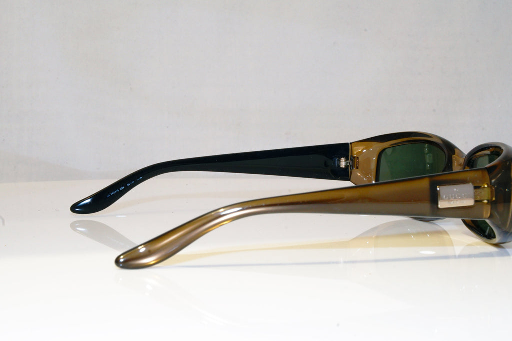 GUCCI Mens Vintage 1990 Designer Sunglasses Brown Rectangle GG 2454 E8K 17053