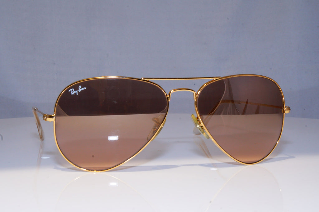 RAY-BAN Mens Mirror Designer Sunglasses Gold Aviator RB 3025 001/3E 18194