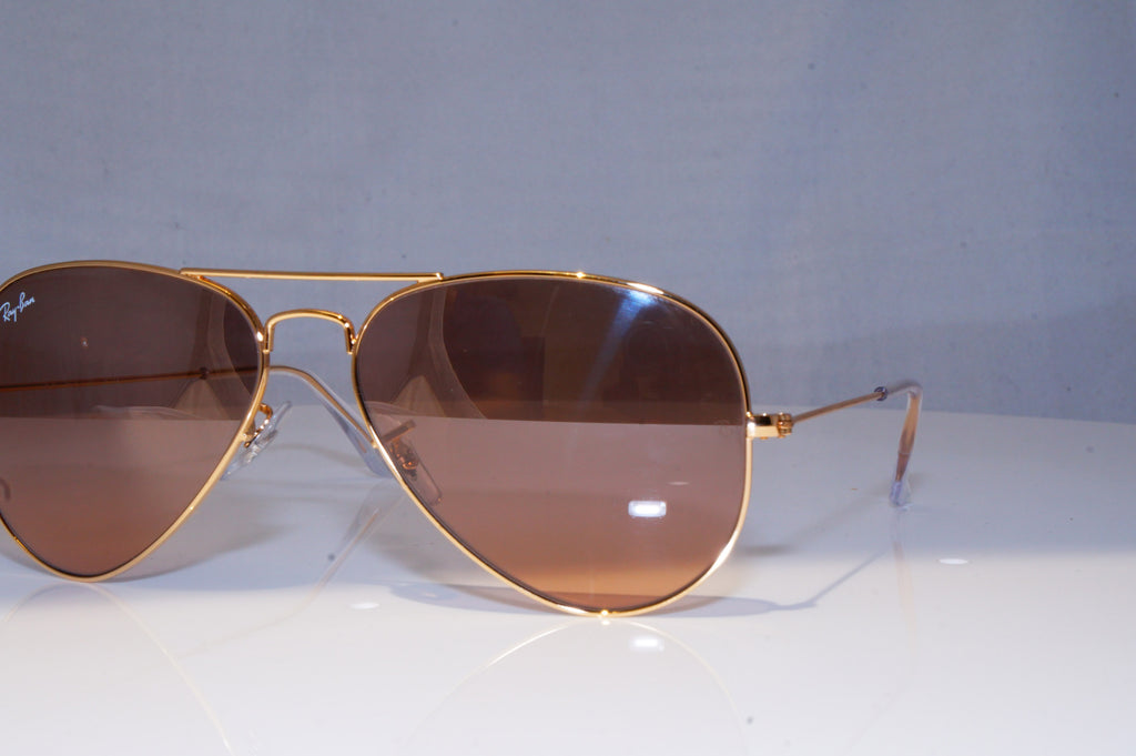 RAY-BAN Mens Designer Sunglasses Gold Aviator RB 3025 001/3E 18295