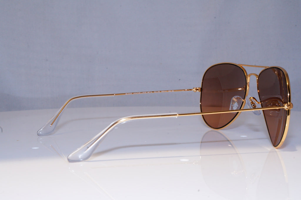 RAY-BAN Mens Designer Sunglasses Gold Aviator RB 3025 001/3E 18295