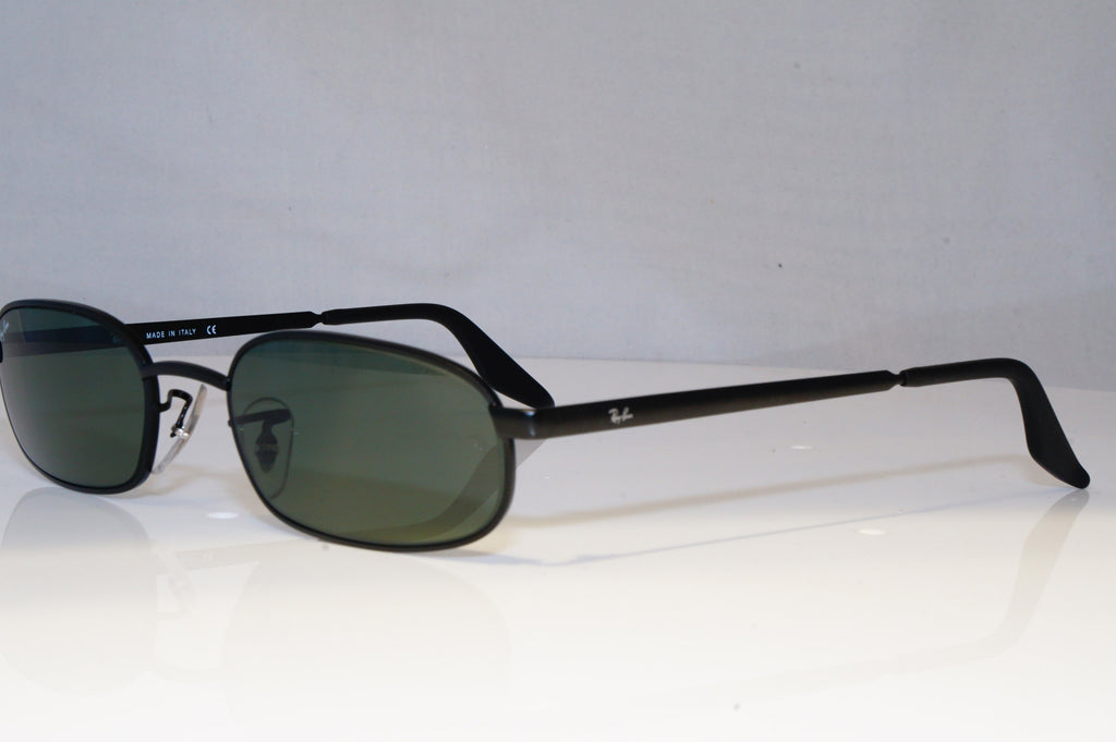 RAY-BAN Mens Vintage Designer Sunglasses Black Rectangle RB 3001 W2191 20947