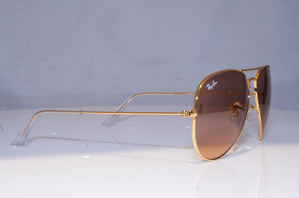 RAY-BAN Mens Designer Sunglasses Gold Aviator RB 3025 001/3E 18295