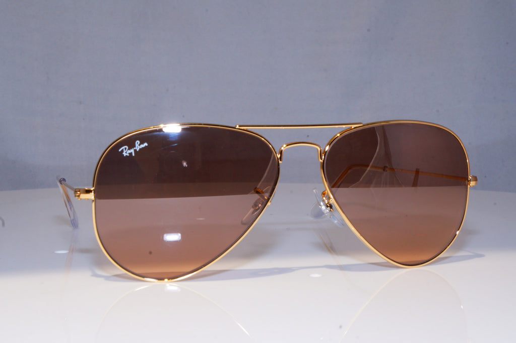 RAY-BAN Mens Designer Sunglasses Gold Aviator RB 3025 001/3E 18295