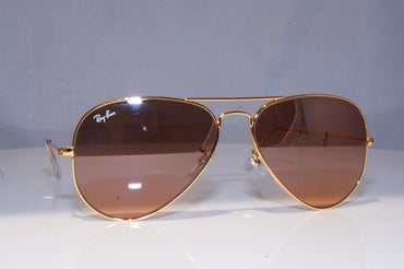 RAY-BAN Mens Designer Sunglasses Gold Aviator RB 3025 001/3E 18295